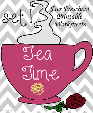 Tea Time Printables – Free Preschool Tea Time Worksheets – Miniature