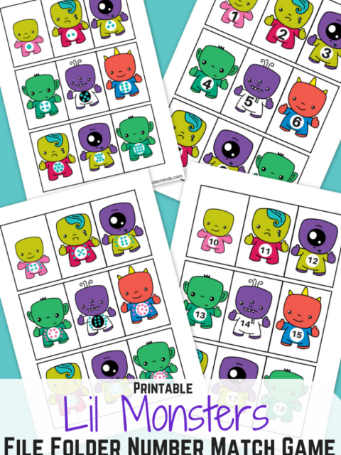 Monster Themed Printables and Activities – Miniature Masterminds