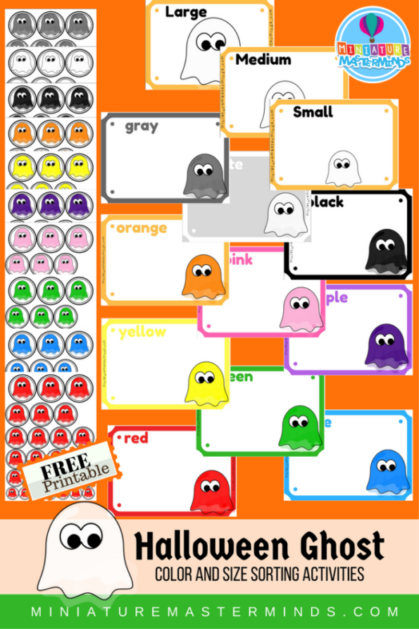 Coloring Halloween Activity For Preschool Printable Worksheets Page 4 Miniature Masterminds