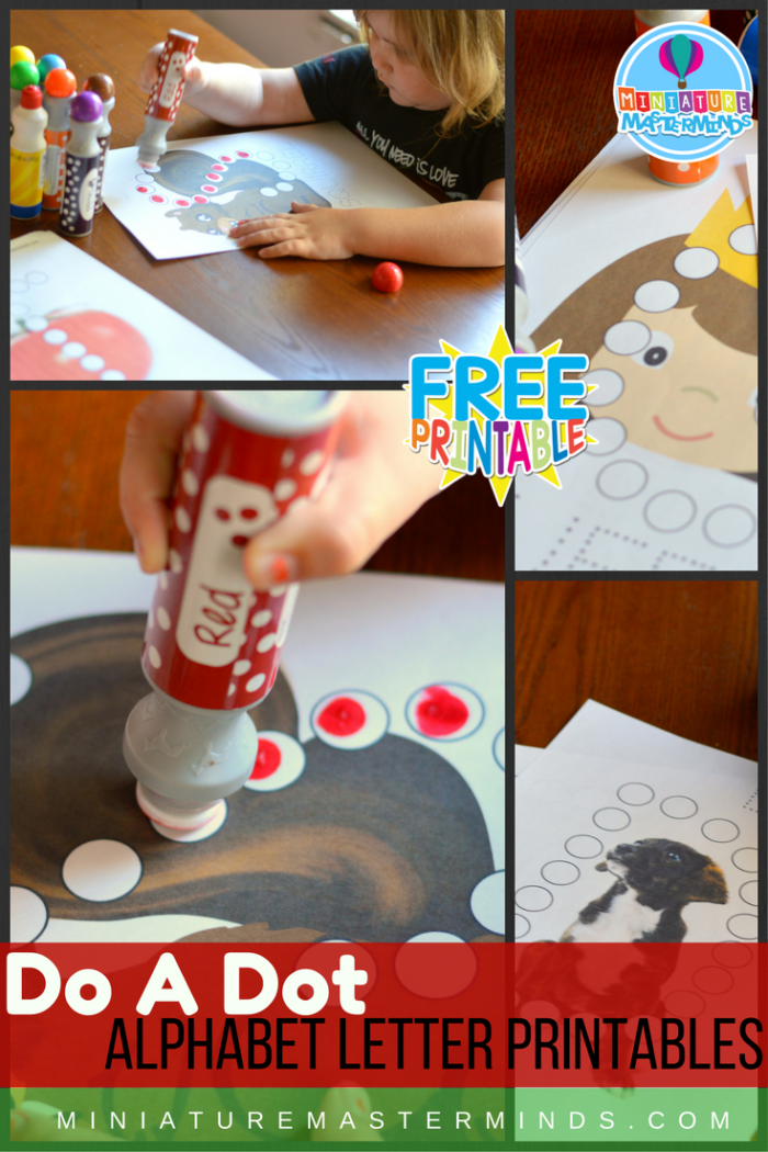 26 Free Printable Preschool Do A Dot Letter Alphabet Word And Image ...