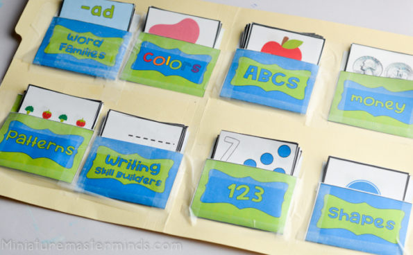 Basic Skills File Folder Free Printable For Preschool and Kindergarten ...