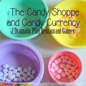 The Candy Shoppe and Candy Currency Color Sorting Dramatic Play Restaurant Games