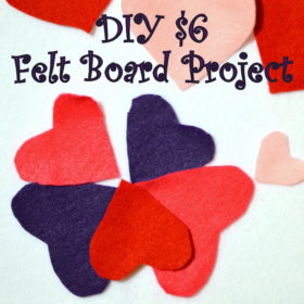 DIY $6 Felt Board Project