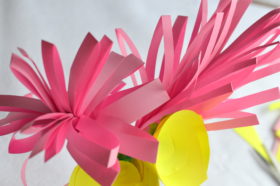 DIY Springtime Paper Flower Bouquet