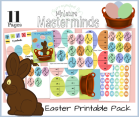 The Great Egg Hunt Activity and Play Dough Mat Educational Printable Pack