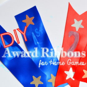 DIY Award Ribbons for Home Games