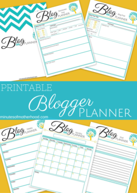 Blog Planning for the New Year And Free Printable Blogging Planner Pages