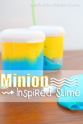Minion Inspired Slime Sensory Fun