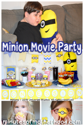 Minions Movie Viewing Party Tutorial