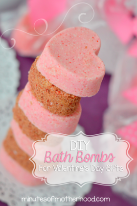 DIY Bath Bombs For Valentine’s Day Gifts