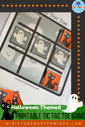 Halloween Themed Tic Tac Toe Printable Game
