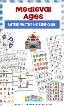 Medieval Pattern Practice For Preschool and Kindergarten