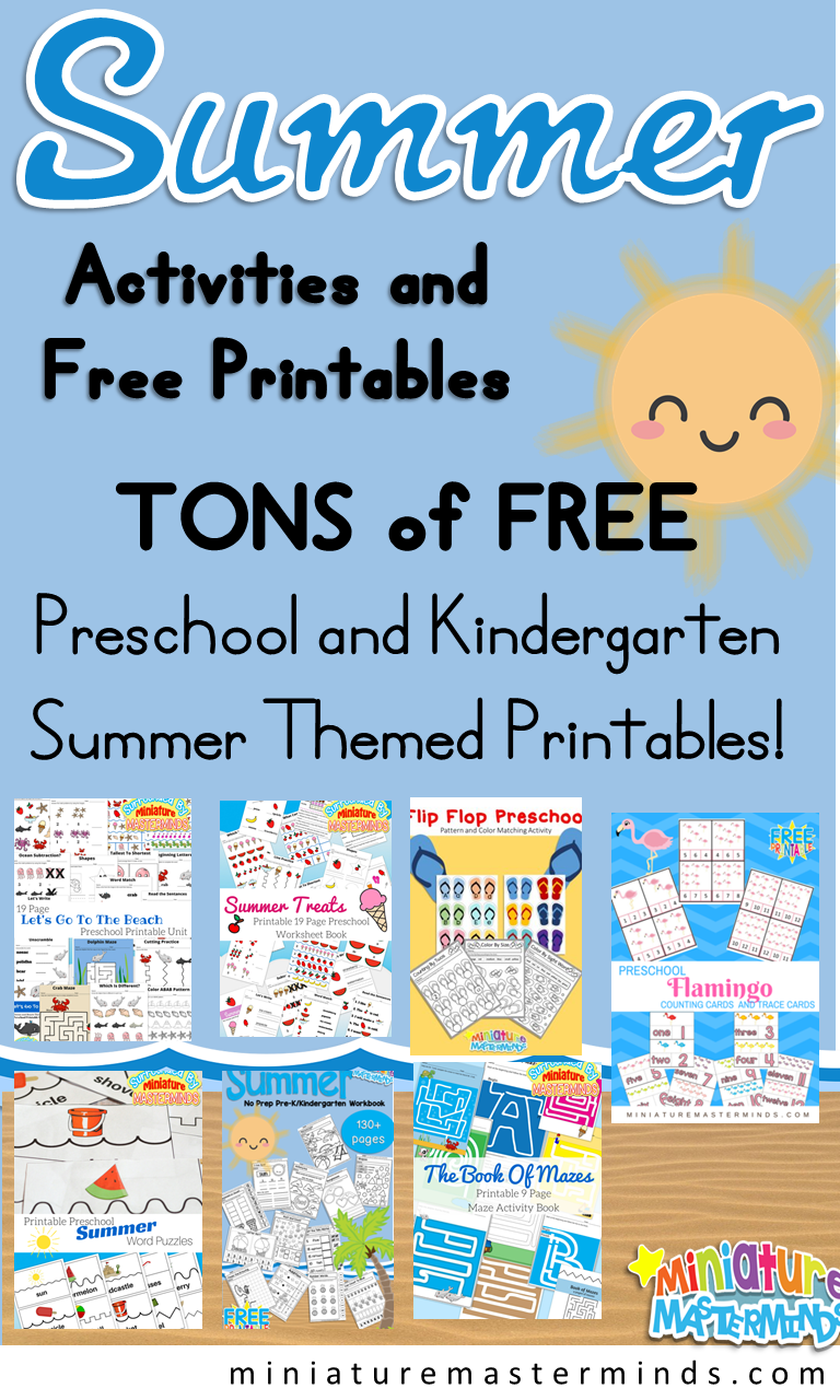 Mini Maticsummer Summer Themed Printables Miniature Masterminds – Miniature Masterminds