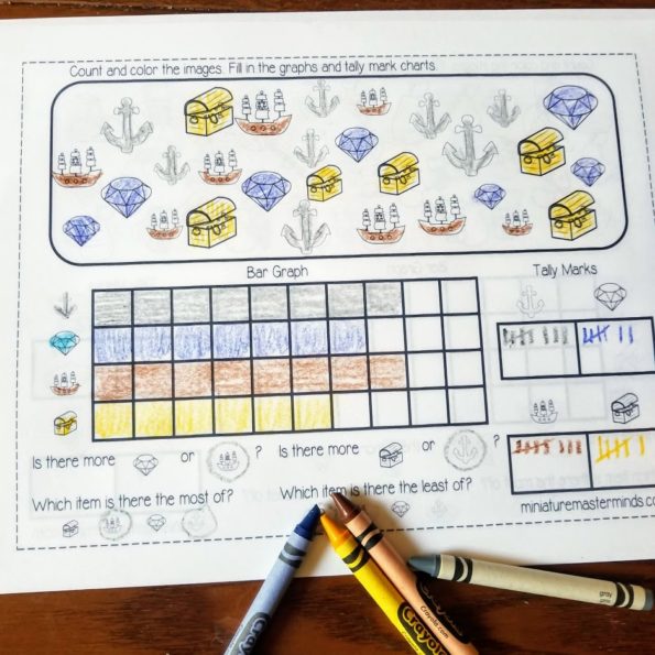 10 free printable graphing worksheets for kindergarten and first grade miniature masterminds