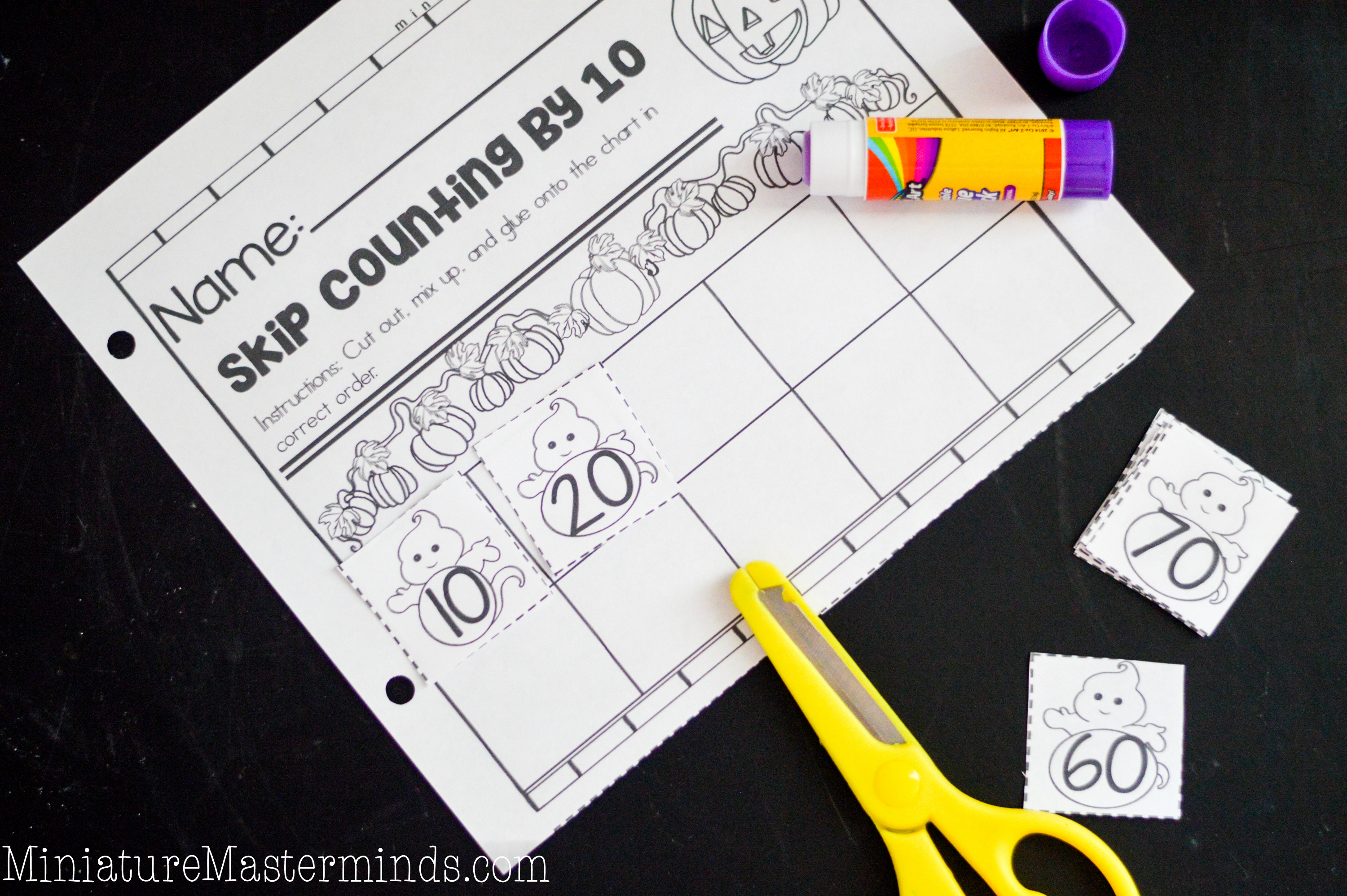 Halloween Skip Counting – Miniature Masterminds