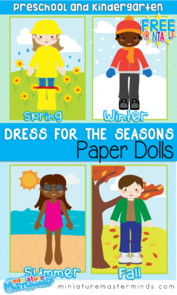 Dress For The Seasons Paper Dolls