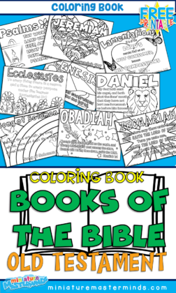 Books Of The Old Testament Coloring Pages
