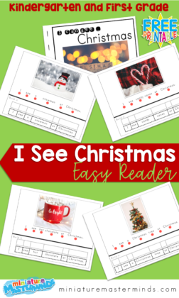 I See Christmas Easy Reader and Sentence Building Book