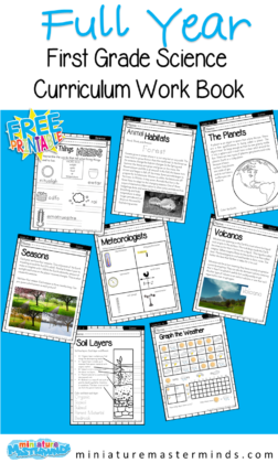 First Grade Science Full Year Curriculum