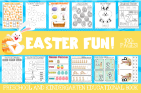 Spring Easter Fun Pack For Kindergarten and Preschool