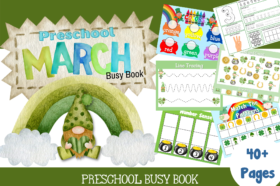 St Patrick’s Day Busy Book For Preschool