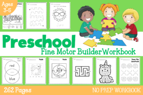 Preschool Fine Motor Building Workbook