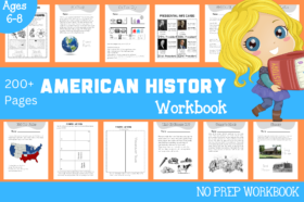 Updated US History Workbook For Ages 6-8