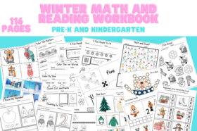 Winter Themed Workbook For Pre-K and Kindergarten